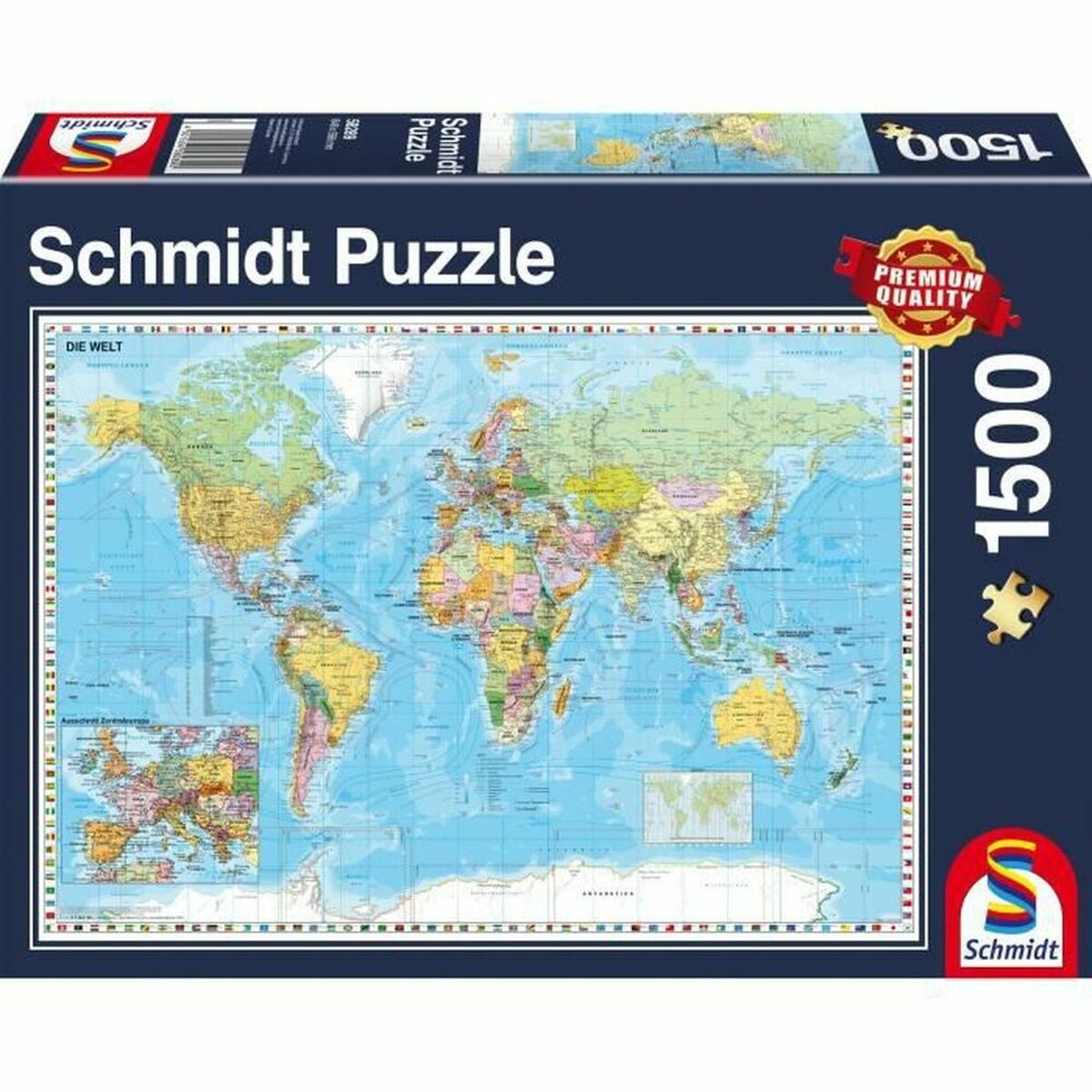 Пъзел Schmidt Spiele Iceland: Kirkjuffellsfoss 1500 Части